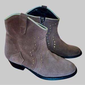 Papanatas by Eli 1957 Suede Western Boots